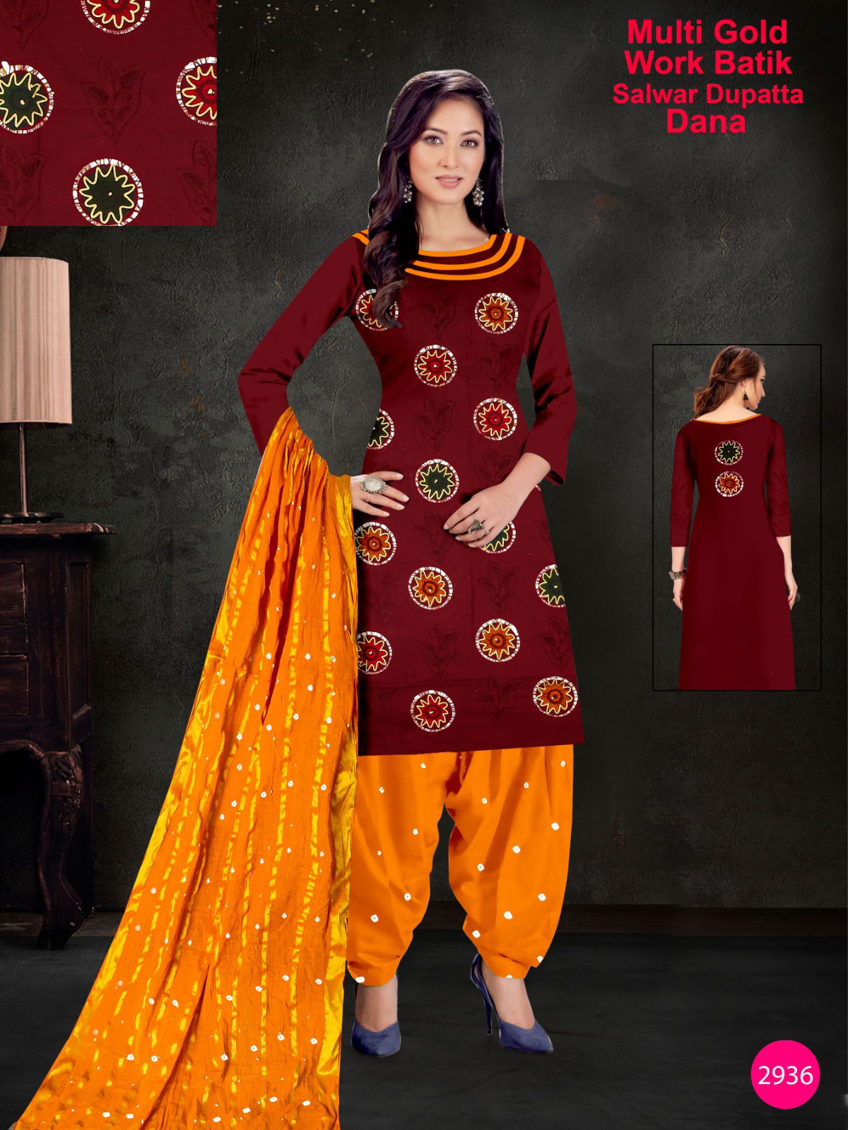 Nemi Bandhej Vol 1 Georgette Dress Material Catalog